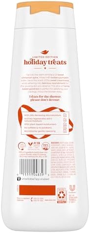 Dove Limited Edition Holiday Treats Body Wash Cinnamon Pumpkin Pie for Deep Nourishment 20 oz (Pack of 2) - Image 2