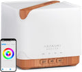 ASAKUKI Essential Oil Diffuser for Home, Smart WiFi 700 ml Humidifier, Connect with Alexa and Google Home, Phone App & Voice Control, Customized Schedule Timers and LED Light, Gift for Mom - Yellow