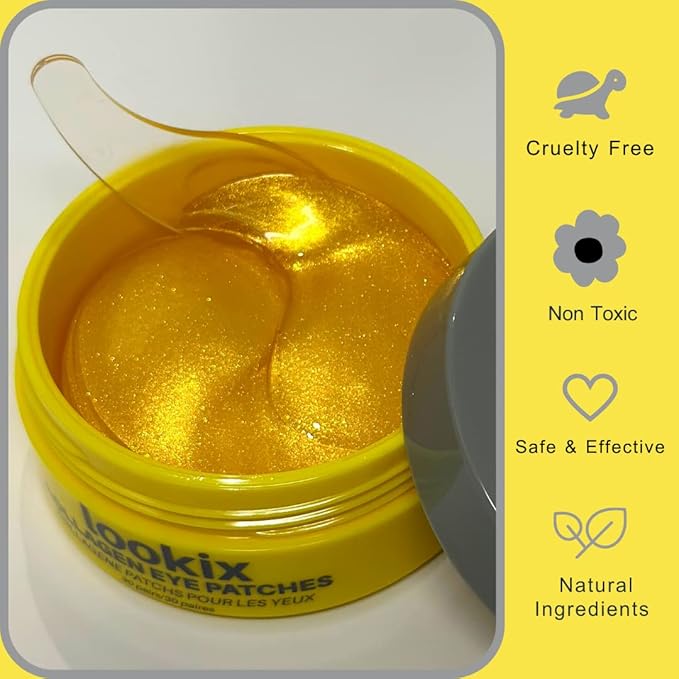 Collagen Under Eye Patches - Anti-Aging, Dark Circle & Puffy Eye Treatment - Hydrates and Firms Skin - 30 Pairs
