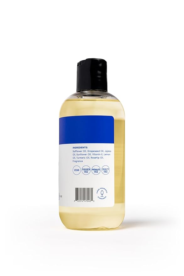 Her Fantasy Box | Body Splash Blueberry Crème Fragrance Oil – Fruity Creamy Berry Scent with Vanilla Sugar & Citrus Notes, Lightweight Hydrating Body Oil, Vegan & Cruelty Free
