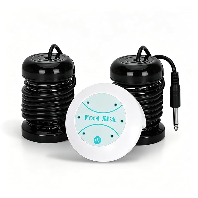 Ionic Foot Bath Detox Machine(No Basin), Foot Detox Machine to Remove Toxins, Portable Home Foot Spa, 2 Ion Arrays for Detox & Relaxation, Easy Clean, Perfect for Family/Gift/Self-Care