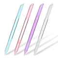 4 PCS Glass Cuticle Pusher Tool, Cuticle File, Dual Ended Manicure Stick, Crystal Nail File Remover Tool, Professional Nail Care Kit