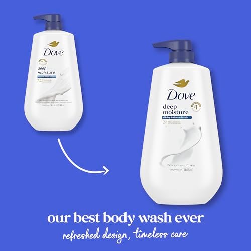Dove Body Wash Body Wash Deep Moisture 30.6 oz Pump, Sulfate Free - Image 4