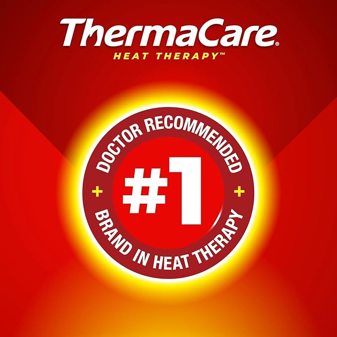 ThermaCare Advanced Back & Hip HeatWraps - Long-Lasting, Disposable Heat Therapy for Lower Back Pain, Muscle Soreness, & Herniated Discs - Drug-Free (L-XL, Pack of 5)