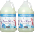 Ginger Lily Farms Botanicals Nourishing Body Wash, Island Tranquility, 100% Vegan & Cruelty-Free, Green Tea Lemongrass Scent, 1 Gallon Refill (128 fl. oz.) (Pack of 2)
