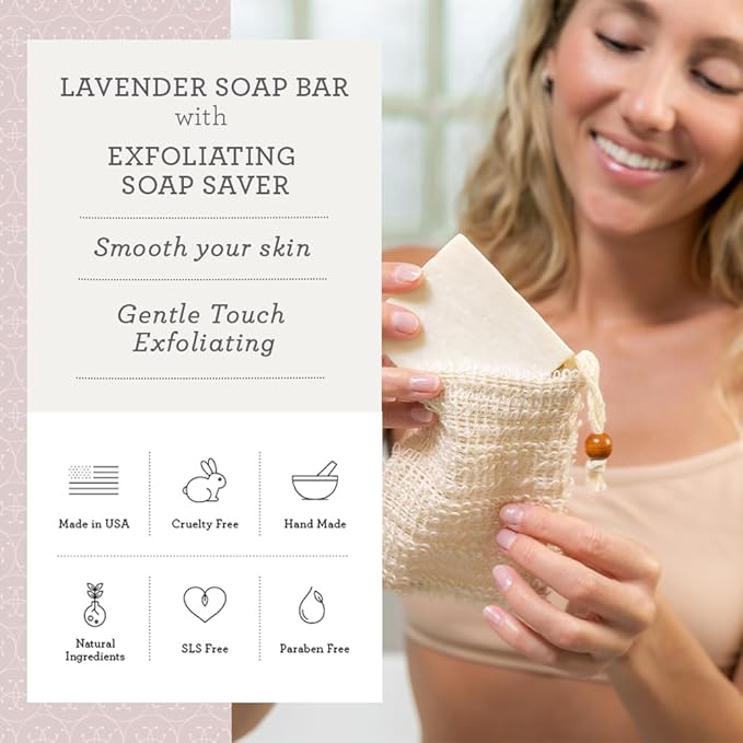 Lizush Luxury Spa Gifts for Women – 7 Piece Lavender Gift Set with Candle, Gift Baskets for Women, Body Care Set for Mom, Birthday Box, Relaxation & Self Care Spa Kit for Wife – Handmade in the USA
