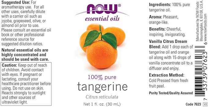Now Foods 3-Pack Variety of Now Essential Oils Citrus Blend - Orange, Tangerine, Lemon