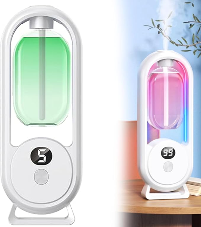 Automatic Aromatherapy Diffuser,Automatic Diffuser Sprayer,Upgrade Rechargeable 6 Modes Aromatherapy Diffusers for Bedroom Office Bathroom