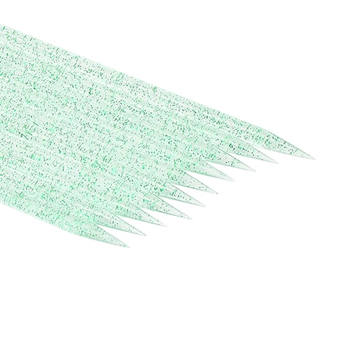100 pieces disposable cuticle pusher, cuticle pusher remover cleaner for fingernail, cuticle cleaning and nail care for beginners and professional nail technicians(green)