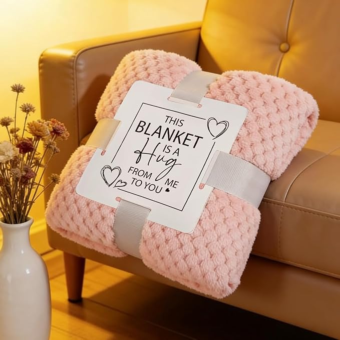 Mothers Day Gifts, Birthday Gifts for Women Self Care Basket Box, Get Well Soon Care Package with Blanket Spa Set Thinking of You Sympathy Gift for Mom Girlfriend Relaxation Wellness Gift Set