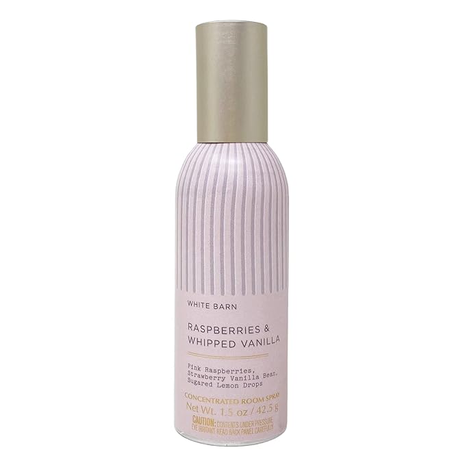 Bath & Body Works Raspberries & Whipped Vanilla 2 Pack Concentrated Room Spray - 1.5 oz / 42.4 g each