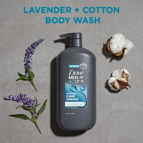 Dove Men Body & Face Wash Clean Comfort Men's Body Wash with 30 oz - Image 3