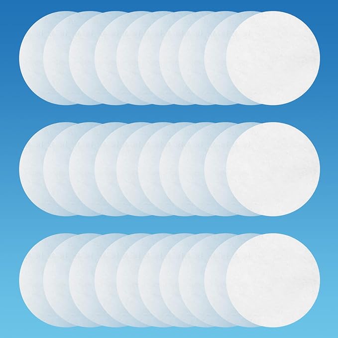 AquaBliss Shower Filter Sediment Pads - Protect your Skin & Hair from Rust, Dust, Sand and other impurities in your water. Compatible with SF400 & SF500-30-Pack