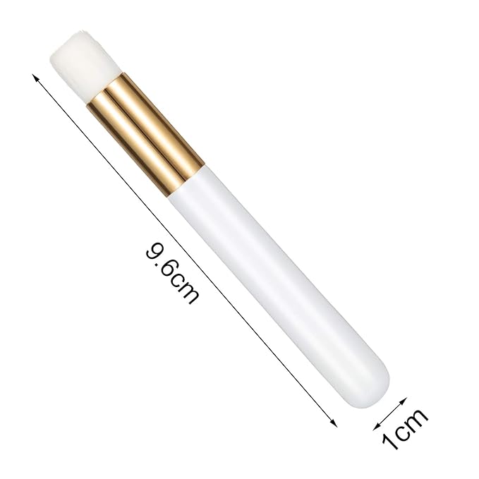 20 Pieces Lash Shampoo Brushes, Peel Off Blackhead Remover Tool, Nose Pore Deep Cleaning Brush, Facial Cleansing, Eyelash Extensions Washing (White)