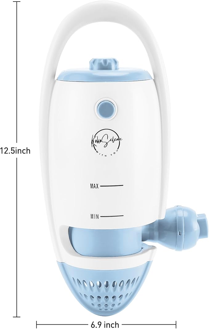 KokoSelene Bath Jets for Tub, Portable Bathtub Jets for Home Spa, Creates Soothing Bubbles and Massage for Relaxing Daily Use (Blue)