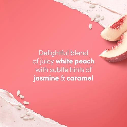 Dove White Peach & Crushed Rice Body Scrub Exfoliates and Deeply 15 oz - Image 4