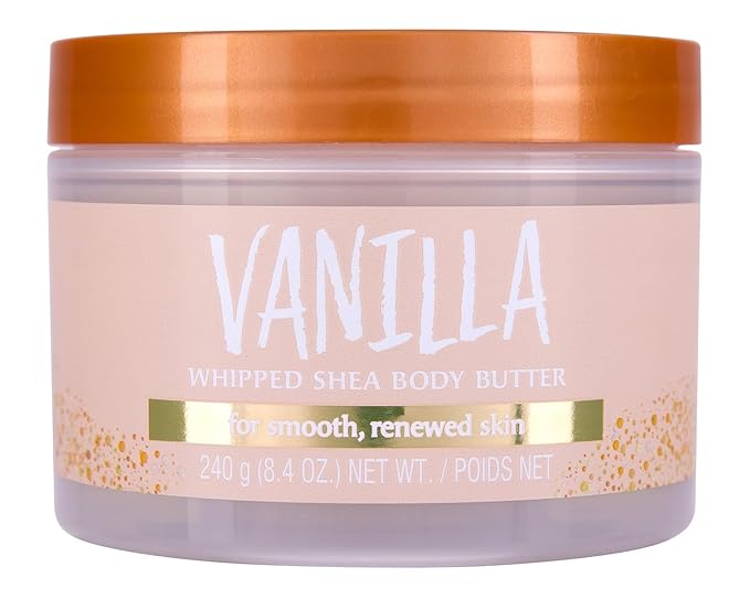 Tree Hut Vanilla Whipped Shea Body Butter, Mothers Day Gifts, Long-Lasting Hydration for Soft, Smooth Skin, Nourishing Essential Body Care, Lightweight Moisturizer, 8.4 fl oz