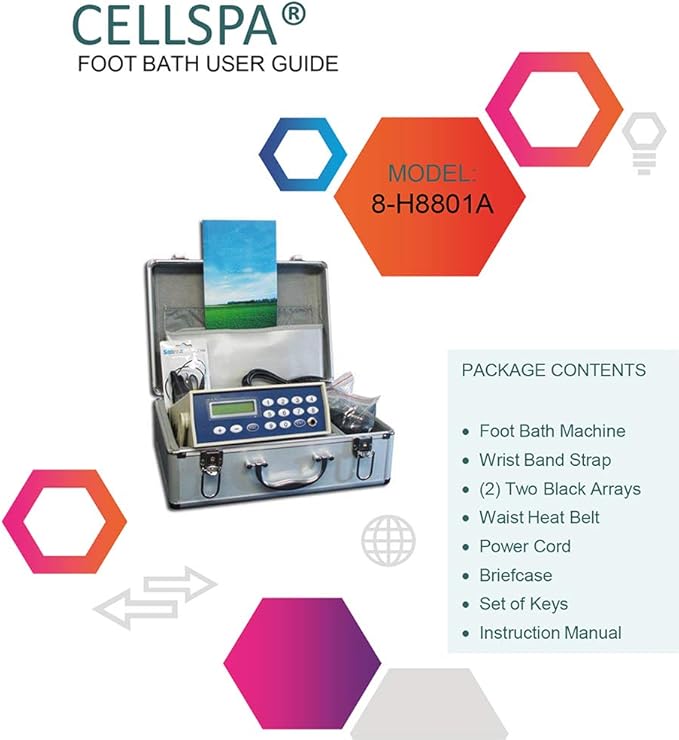 Fir Belt Chi Ionic Ion Detox Machine Foot Bath Aqua Spa Cleanse