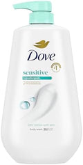 Dove Sensitive Skin Body Wash, 24hr Lotion-Soft Skin, 30.6 oz by Dove