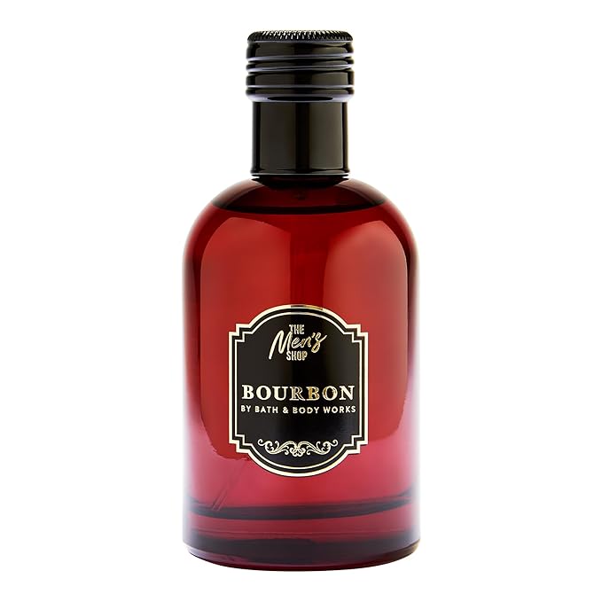 Bath & Body Works Bourbon Cologne - Men’s Cologne for Everyday Use - Long-Lasting High Fragrance Oil Concentration - Dermatologist-Approved - Sophisticated Scent Experience - Gifts for Him