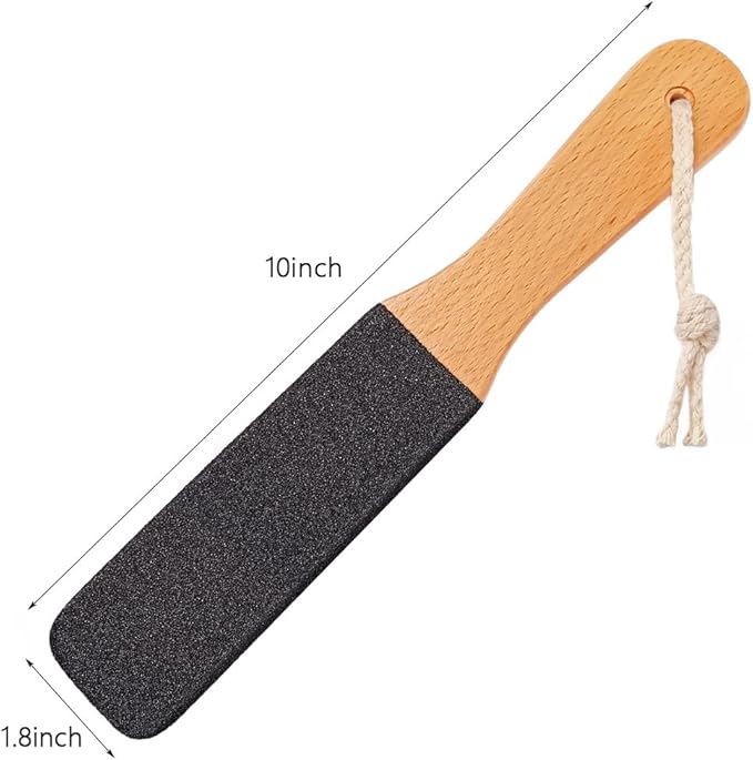 TOPMEET Foot File/Rasp,Exfoliator Pedicure Tool Foot Callus Remover Scrubber for Dead Skin,Corn and Hard Skin - Pumice Stone for Cracked Feet,Heels, Elbows, Hands in Shower