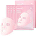 medicube PDRN Pink Tension Up Mask | 3-Step V-line Mask for Contoured-Looking Chin & Jawline | Full-Face Firming Care with Salmon PDRN, NAD & Caffeine | Korean Skincare, 34g x 4ea + Tightening Band