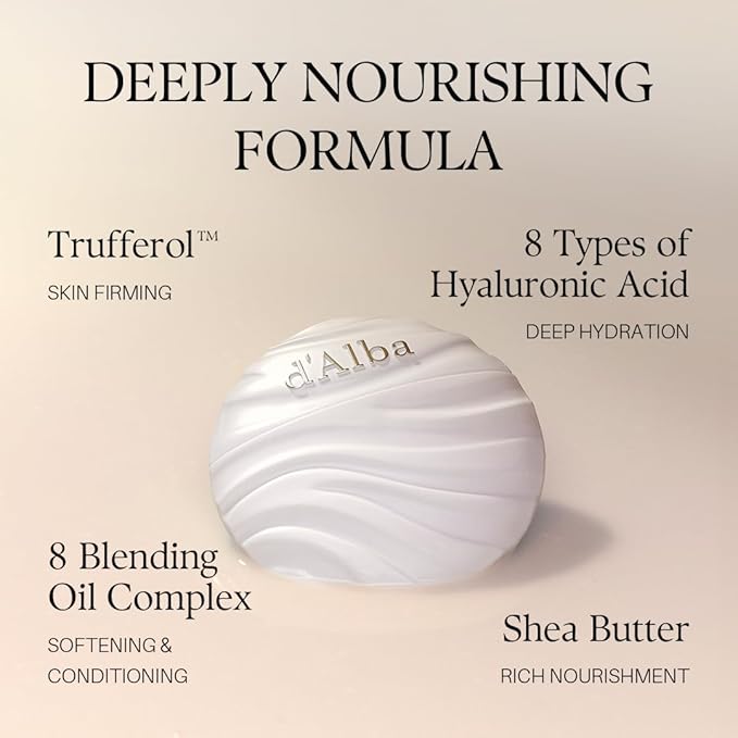 d'alba Piedmont Nourishing Objet Hand Cream Gift Set (1.35 fl oz + 0.51 fl oz), Standard & Travel Size