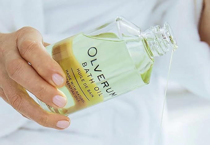 OLVERUM - Natural Bath Oil | Vegan, Cruelty-Free, Revitalizing Clean Beauty Bath Oil (8.5 fl oz | 250 ml)