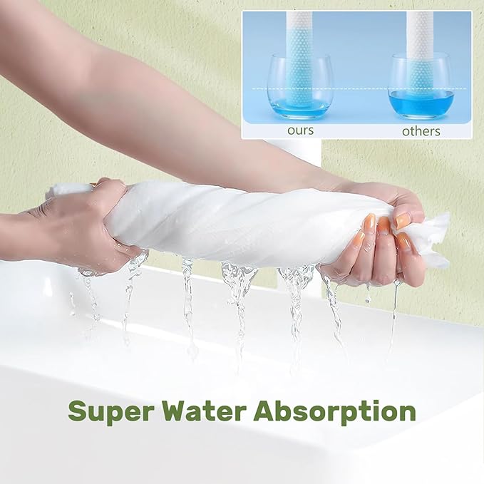 20pc Disposable Bath Towels Durable Large Portable Thicken Camping Towels Quick Dry, Absorbent,Ultra Soft for Travel Hotel Swimming Gym Sauna Spa Pet Sports Hiking Beach Spa 55''X 31.5''
