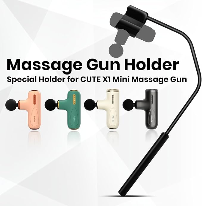 HEYCHY Super Mini Massage Gun Holder for Back, Compatible with Most Super Mini Massage Guns, for Hard to Reach Areas (Works with C1 Mini & C1 Max)