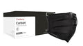 Cranberry USA Carbon Black Face Masks, Disposable, 4-ply, Elastic Earloops, Medical & Dental, Level 3 (Pack of 50)