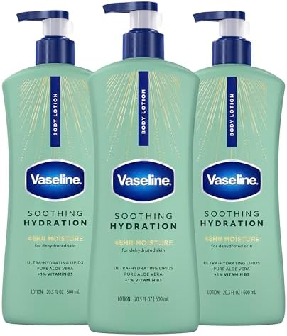 Vaseline Soothing Hydration Body Lotion with Aloe Vera Extract 20.3oz 3ct by Vaseline