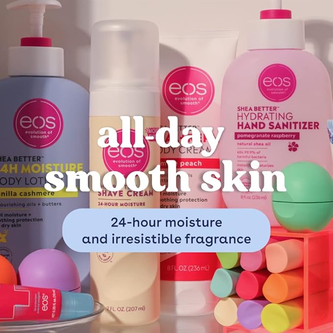 eos Shea Better Hand Cream - Coconut Hand Lotion and Skin Care | Instant Hydration + Lasting Protection | 2.5 oz,(Pack of 2)