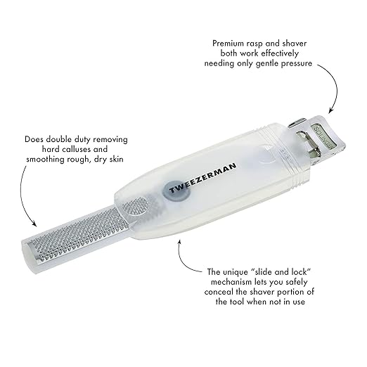 Tweezerman LTD Safety Slide Callus Shaver and Rasp