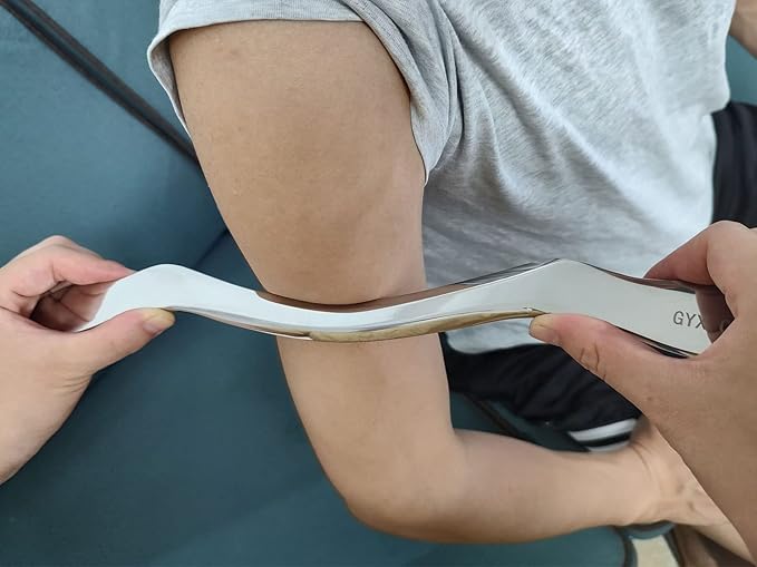 Muscle Scraper Tool Set, Stainless Steel IASTM Kit for Fascia Release, Scar Tissue Massage, Scraping Tool Physical Therapy(3 pcs)