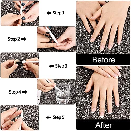 Maitys 2 Pcs White Nail Pencil with Sharpener, Under Nail French Manicure - Image 3