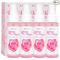 Well's Oil Rosewater Face & Hair Mist Spray (2 fl oz / 59 mL) | 4-Pack | Floral Rosewater Hydrosol | Alcohol-Free