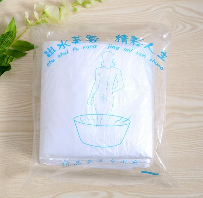Disposable Plastic Sauna Bags For Heating Blanket Better With Hot Cream Pack of 10pcs 20pcs 50pcs Elitzia ETS333 (Pack of 10)