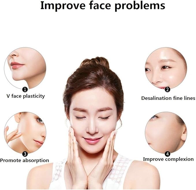 Nara Natural Crystal Face Double Head Massage Beauty Device Jade Roller (Rose/Pink Crystal)