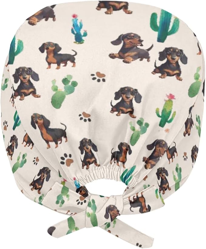 JoyLamoria Novelty Printed Cap with Sweatband Women Men Adjustable Tie Back Hats for Paiting