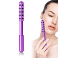 Up Lifting Massaging Beauty Roller Radiance Roller 30 Germanium Stone Face Roller for Uplift and Skin Care,Uplifting Face Massager for Valentines Day Gifts (Purple)
