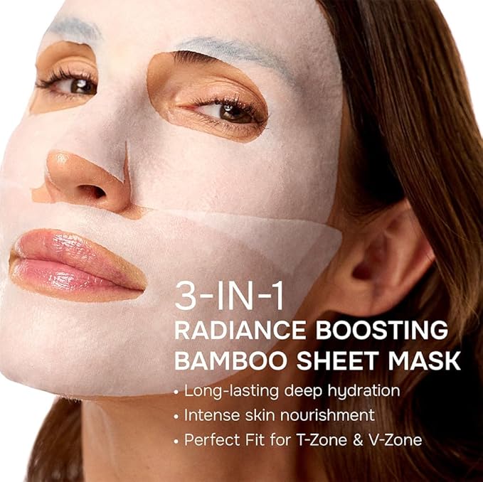SimplyVital Collagen Facial Mask with Retinol & Hyaluronic Acid - Hydrating Face Masks Skincare - T Line & V Line Sheet Mask for Women Skin Care - Mascarillas Para la Cara - Cloth Face Masks - 7 Pack
