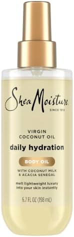 Shea Moisture Daily Hydration Body Oil with Virgin Coconut Oil 6.7oz by SheaMoisture