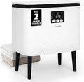 SereneLife Rectangular Towel Warmer Bucket – 20L Large Capacity Hot Towel Warmer for Bathroom, Stainless Steel Tub, One-Touch Operation, Auto Shut-Off, Fits 2 Towels or Blanket, Black