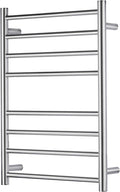 Electric Heated Towel Warmer - Wall Mounted Bathroom Towel Rack, Plug-in Design & Brushed Stainless Steel Finish 8 Bar (Polished)