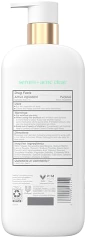 Dove Serum + Acne Clear Body Wash with 1% Salicylic Acid, 18.5 oz - Image 2