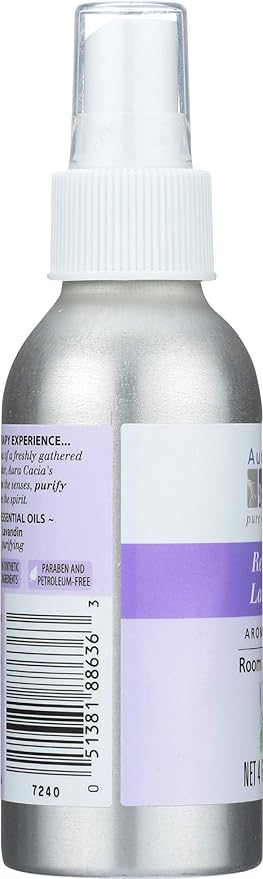 Aura cacia Relaxing Lavender Aromatherapy Room & Body Mist 4 Oz