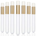 20 Pieces Lash Shampoo Brushes, Peel Off Blackhead Remover Tool, Nose Pore Deep Cleaning Brush, Facial Cleansing, Eyelash Extensions Washing (White)