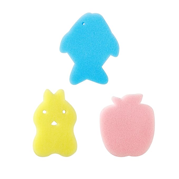 PandaEar Baby Bath Sponge Infant Soft Sponge Mat, Baby Bath Mat Newborn Odor Free Bath Cushion(Pink)