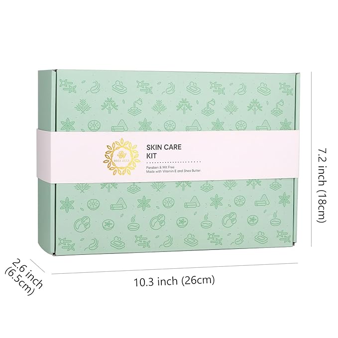 23 Pcs Mother's Day Gifts for Mom, Tea Tree Facial Skin Care Set, Bath and Body Gifts for Women & Men, Self-Care Relaxation Kit, Home Spa Gift Basket, Sheet Mask, Birthday, Christmas, Anniversary